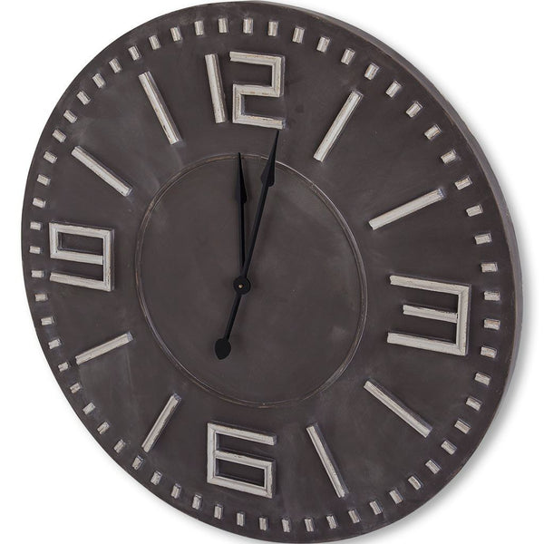 Devonshire II 42" Round Oversize Industrial Wall Clock