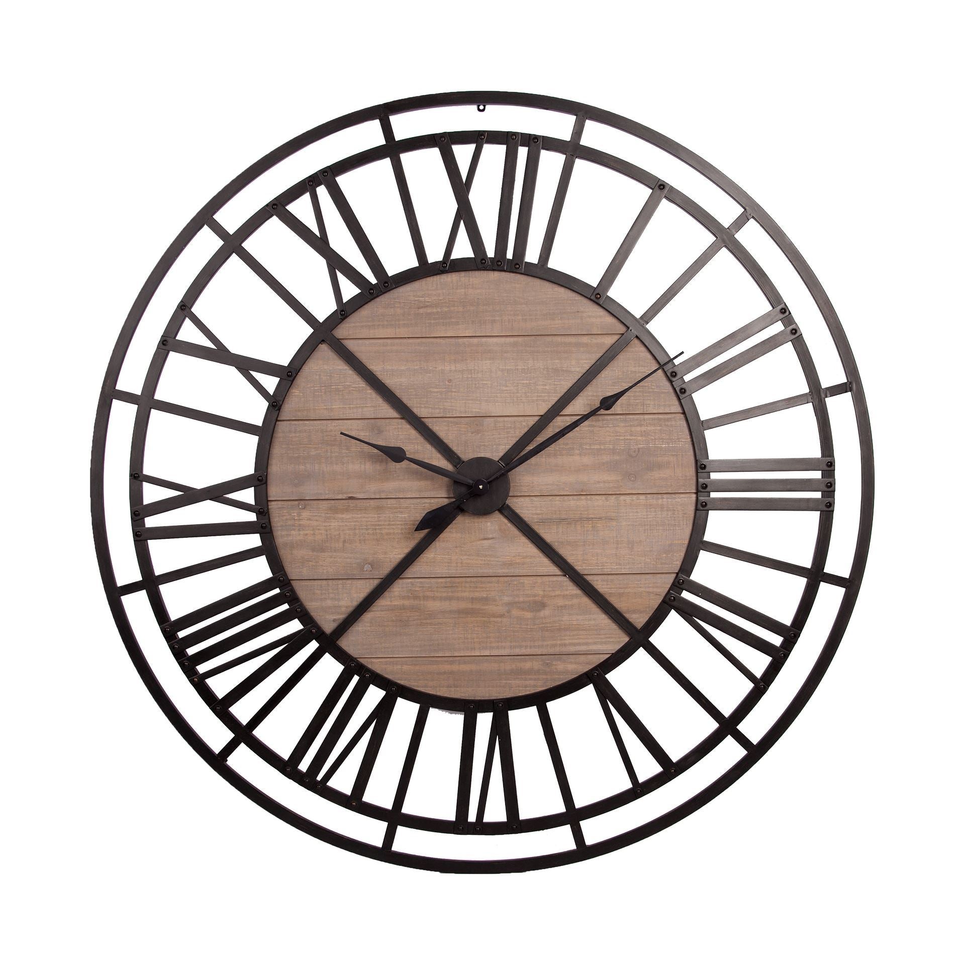 Newcastle 56.5 Giant Oversize Industrial Wall Clock – MYHome Furniture