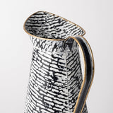 Colette Small Black/White Patterned Vase