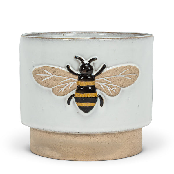 Extra Large Single Emboss Bee Planter