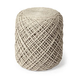 Allium Pouf - Oatmeal