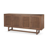 Grier Solid Wood With Cane Sideboard