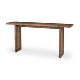 Grier Wood and Cane Console Table