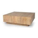 Hayden Square Coffee Table - Light Brown