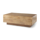 Hayden Rectangle Coffee Table - Light Brown