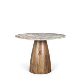 Allyson 42" Round Marble Dining Table - Pink Marble