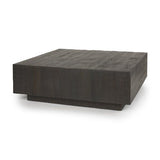 Hayden Square Coffee Table - Dark Brown