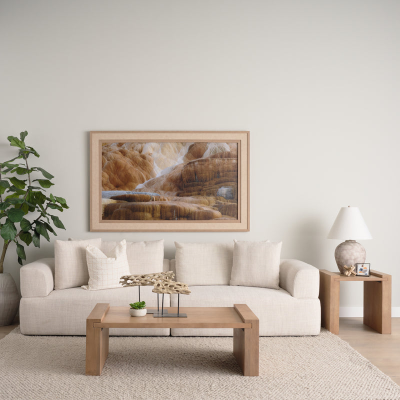 Wesson Wooden Rectangular Coffee Table 48.0L x 28.0W x 16.0H