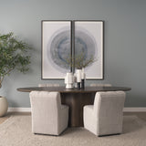 Wilkins Gray Performance Fabric Upholstered Dining Chair