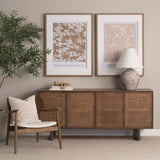 Grier Solid Wood With Cane Sideboard
