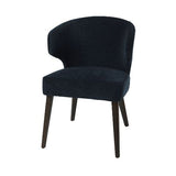 Niles Fabric Contract-Grade Dining Chair - Navy Fabric