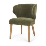 Niles Fabric Contract-Grade Dining Chair - Moss Olive Fabric