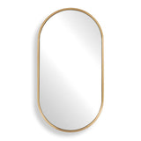 Torrado Oval Mirror - Brass