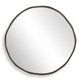 Lowen Round Mirror, Bronze