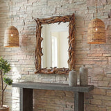 Rooted Reflection Mirror - Natural