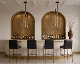 Leighland Barstool - Coal Black