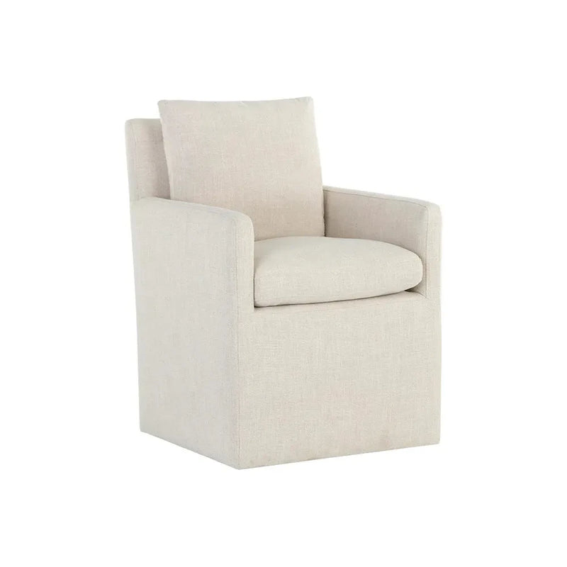 Glenrose Wheeled Dining Armchair