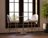 Kata Bar Table - White Marble