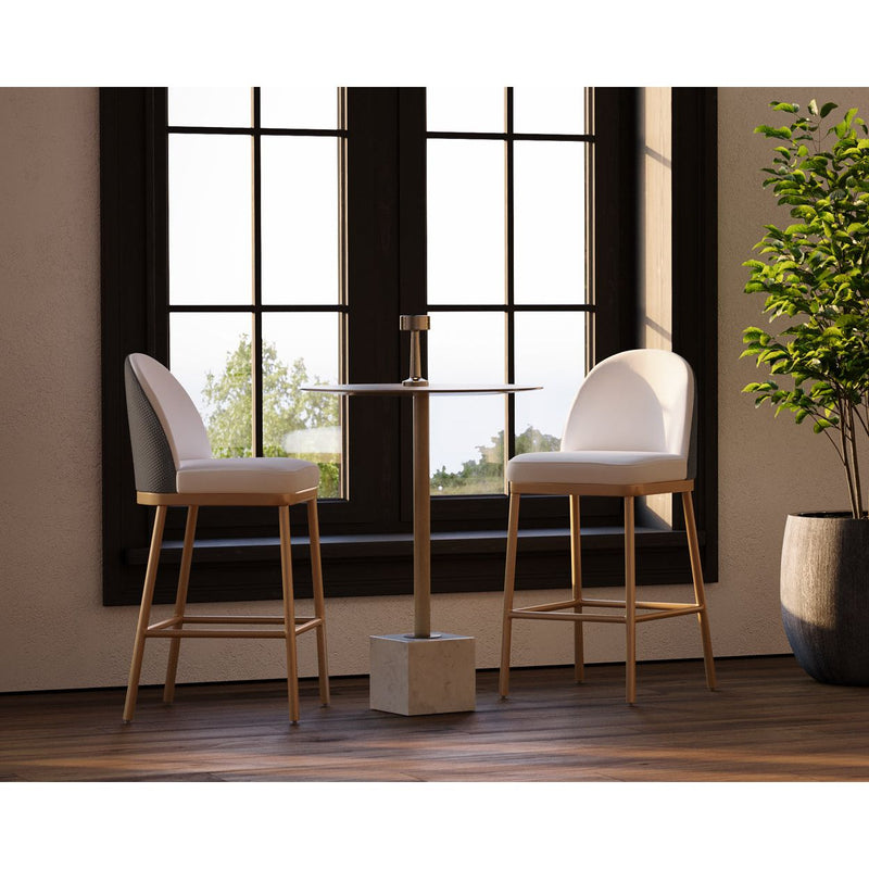 Kata Bar Table - White Marble