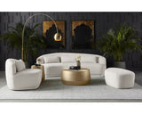 Creed End Table - Antique Gold