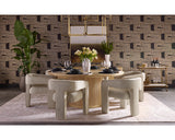Kalla Dining Table - 68" - Round - Rustic Oak