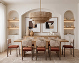 Kalla Dining Table - 96" - Rectangular - Rustic Oak