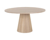 Elina Dining Table - 54" - Round - Light Oak