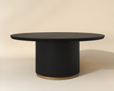 Kalla Dining Table - 68" - Round - Charcoal