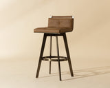 Arizona Swivel Barstool - Milliken Cognac