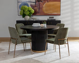 Kalla Dining Table - 48" - Round - Charcoal