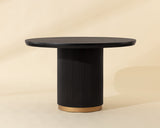 Kalla Dining Table - 48" - Round - Charcoal