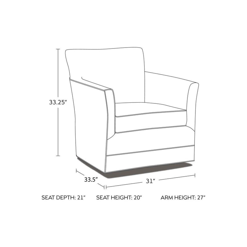 Clarissa Swivel Glider