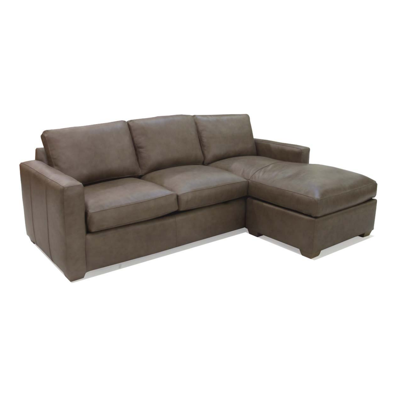 Jade Queen Sofa Bed With Chaise - Leather