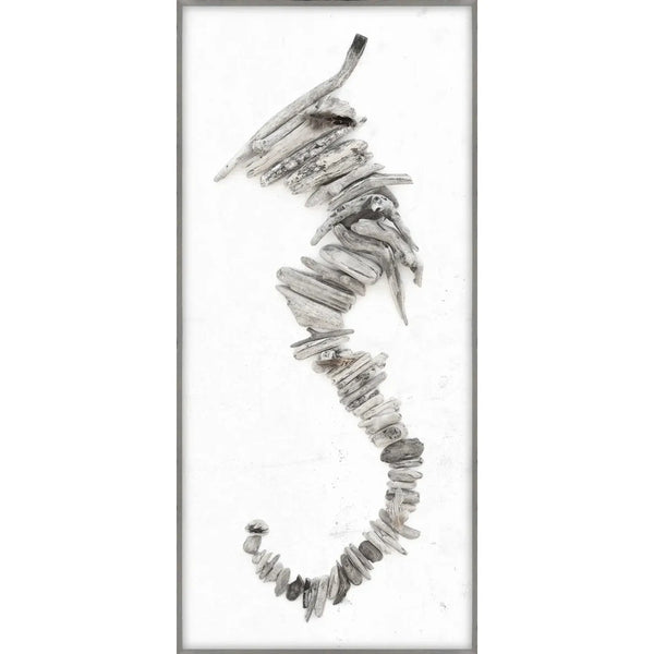 Driftwood Seahorse I - Framed