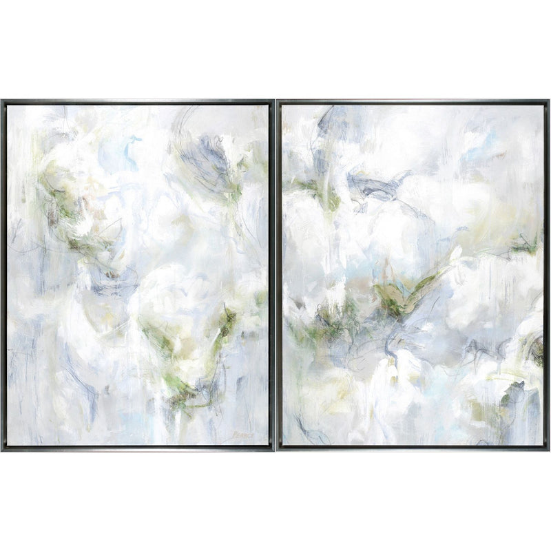 Lichen Dreams - Dyptych Framed Canvas