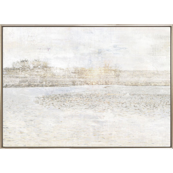Sunlit Ripples II - Framed Canvas