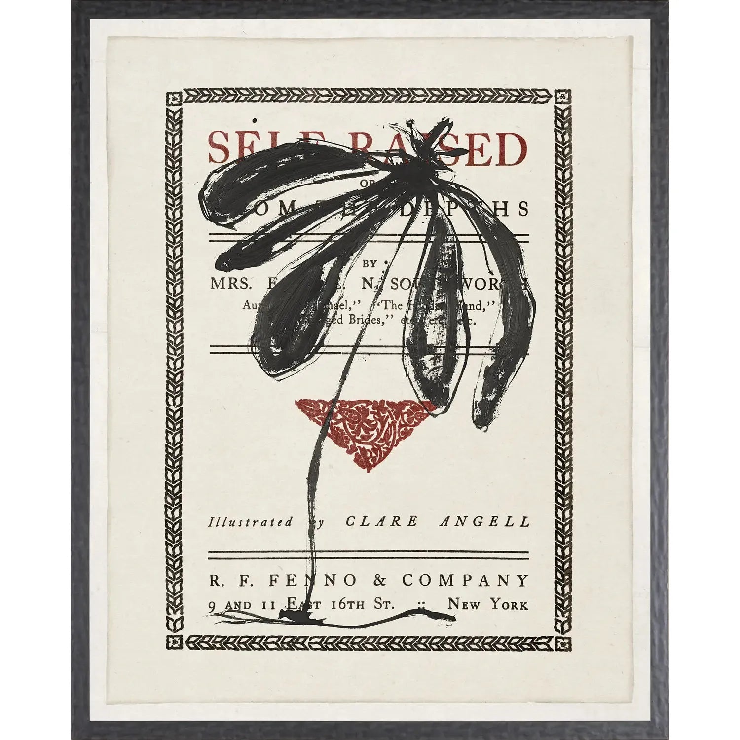 Frontispiece Floral II - Large Framed – MYHome Furniture