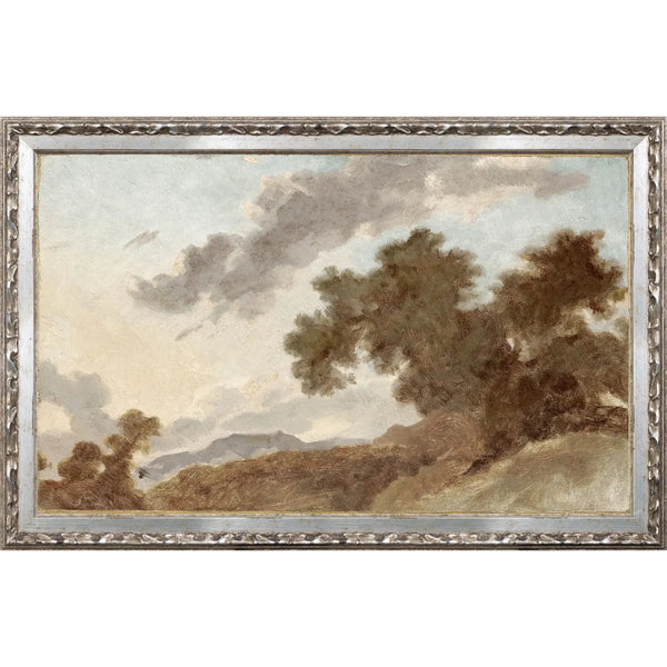 Petite Scapes - Mountain Landscape at Sunset  C.1765