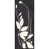 Flora Silhouette I - Noir