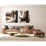 UMBER CONNECTION ON LINEN II - LARGE
