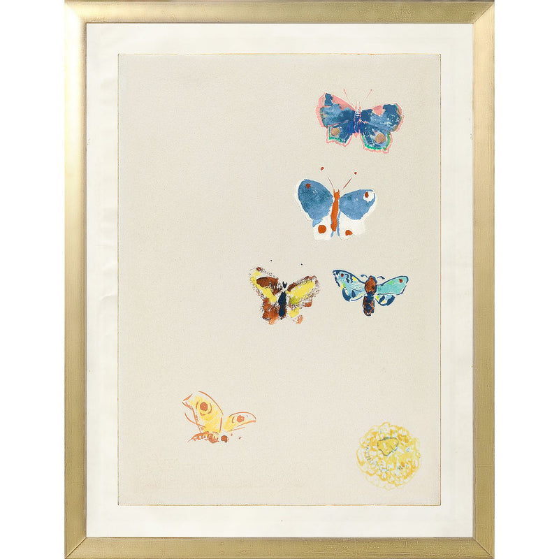 Collection Vintage -Papillon Et Fleurs - Small