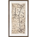 Bark Cloth I Natural - Framed