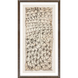 Bark Cloth II Natural - Framed