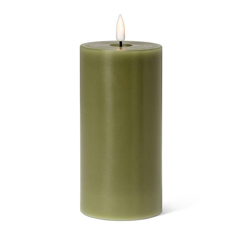 Luxelite LED 6" Candle - Green