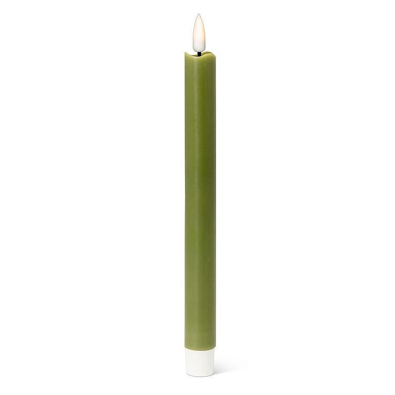 Luxelite Taper Candle Set Of 2 - Green