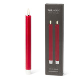 Luxelite Taper Candle Set Of 2 - Red