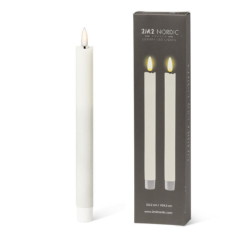 Luxelite Taper Candle Set Of 2 - Sand