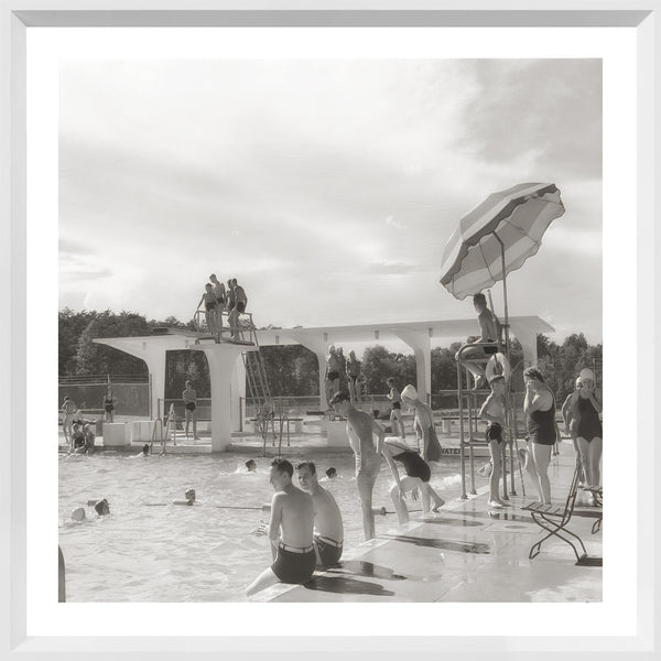 Summer at the Pool II, 1942 - Large