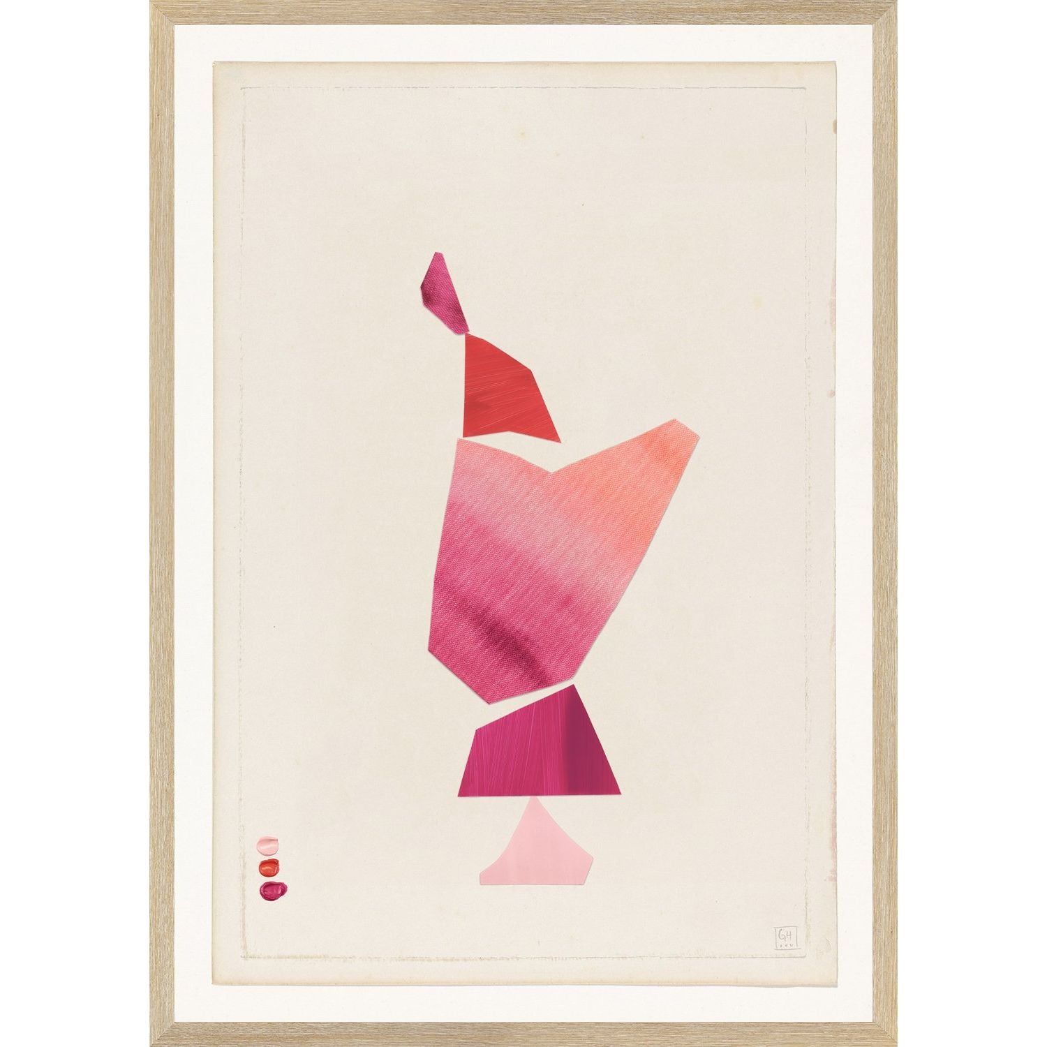 Freeform Collage - Raspberry & Orange I - Small – MYHome Furniture