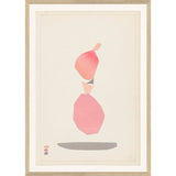Freeform Collage - Coral & Taupe II - Small